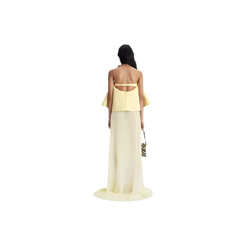 Jacquemus La Robe Vela Flounce Maxi Dress-2