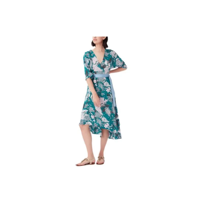 DVF Diane Von Furstenberg Short-Sleeved Dresses Women's Blue-2