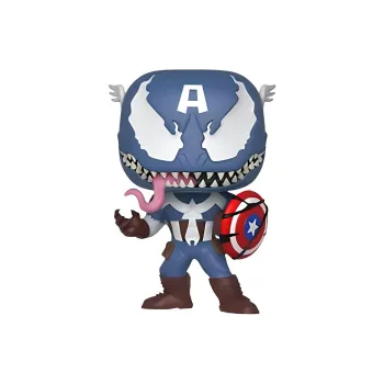 Funko Captain America Pop Venom Captain America Edition Chibi Figures