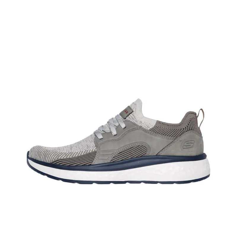 Skechers Relaxed Fit Anti Slip Wear Resistant Low Top Casual Shoes Men's Gray-0