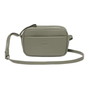 LACOSTE Cow Leather Crossbody Bag Women's Taupe