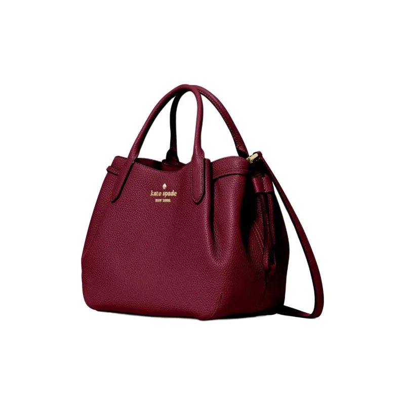 Kate Spade Litchi Grain Leather Shoulder Bag Crossbody Bag Small Size Women's Blackberry-Colored-1