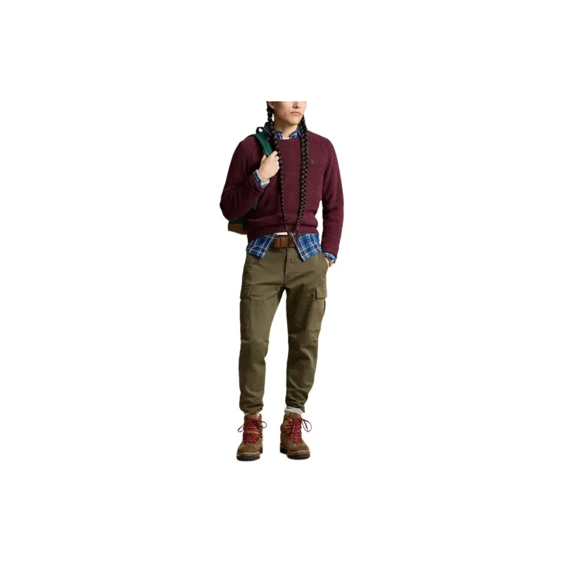 Polo Ralph Lauren FW24 Sweater Men's Burgundy-1