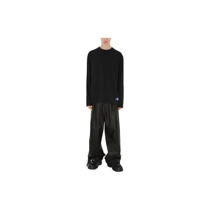 Burberry Logo appliqué Long sleeve T shirt-2