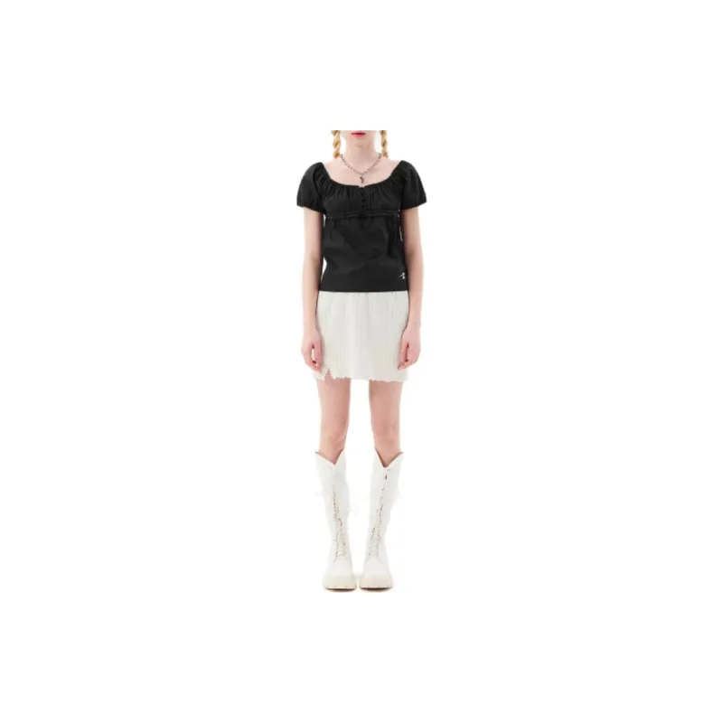 KIRSH Casual Short Skirts Women's White-2