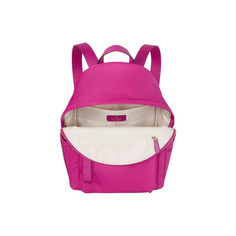 Kate Spade Chelsea Recycled Nylon Backpack Medium Size Women's Rose-3