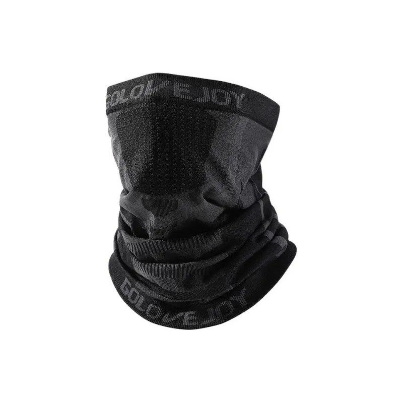 HNJ Riding Equipment Face Masks Unisex Polyamide, Elastane, Polyester Black, Yellow-4