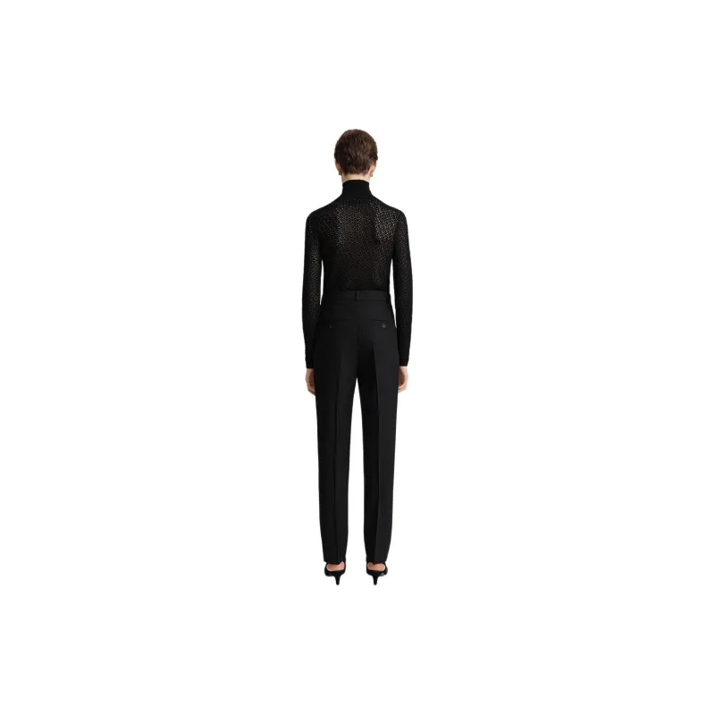 TOTEME Single Pleat Tapered Trousers-2