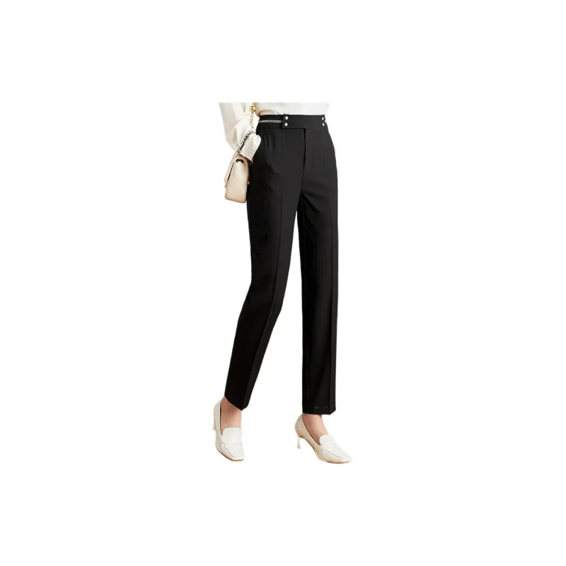Like The Age Of Water Casual Pants Women's Black-3