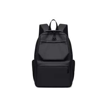 MingLu Oxford Backpack Regular Unisex Gray/Black