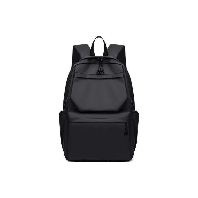 MingLu Oxford Backpack Regular Unisex Gray/Black-0