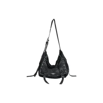 NOMK Denim Shoulder Bag Regular Women's Black