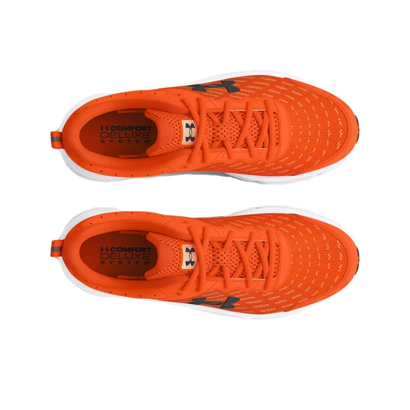 Under Armour Charged Assert 10 Anti Slip Wear Resistant Low Top Running Shoes Men's Orange-3