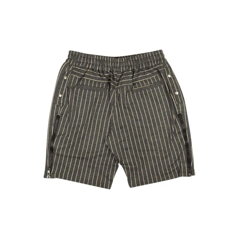 Pyer  Moss Pinstripe Wool Blend Shorts-1