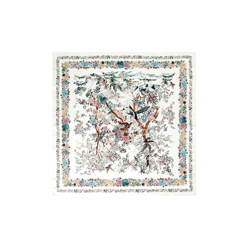 Silk Boundary Silk Scarves Women's-1