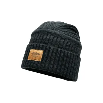 Timberland Acrylic Beanies Unisex Gray