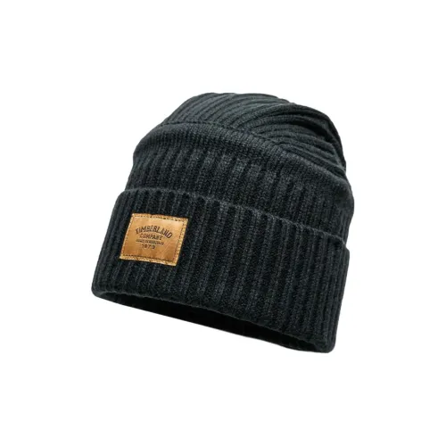 Timberland Acrylic Beanies Unisex Gray