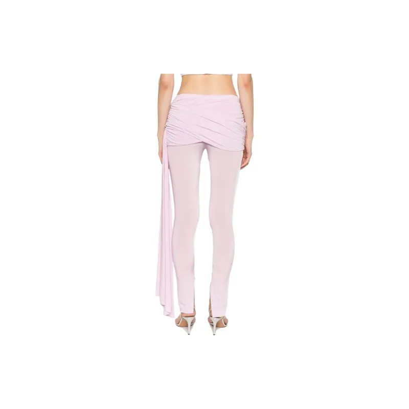 Magda Butrym Sash detail Jersey Leggings-2