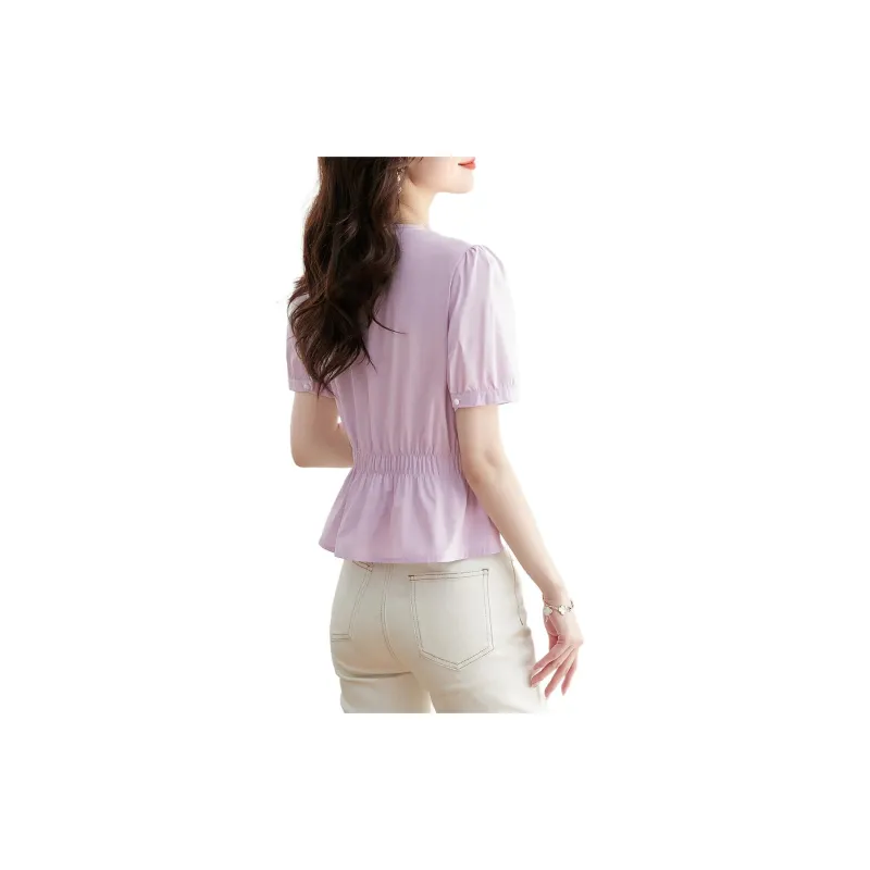Still Quiet Shirt Women's Purple-2