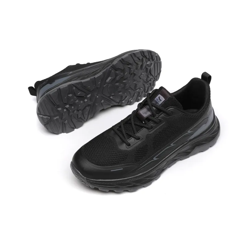RED DRAGONFLY Outdoor Casual Athletic Shoes Flyknit Breathable Lightweight Height Increasing Low Top Hiking Shoes Men's-4