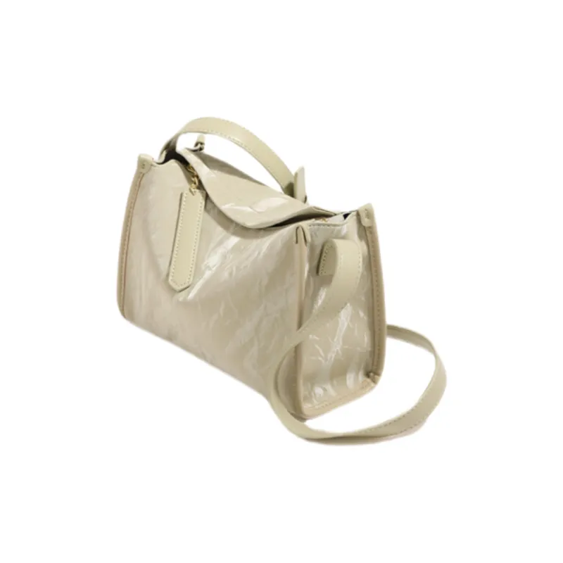 NOMK PU Shoulder Bag, Crossbody Bag Women's Coffee/Green/Pink/Ecru-3