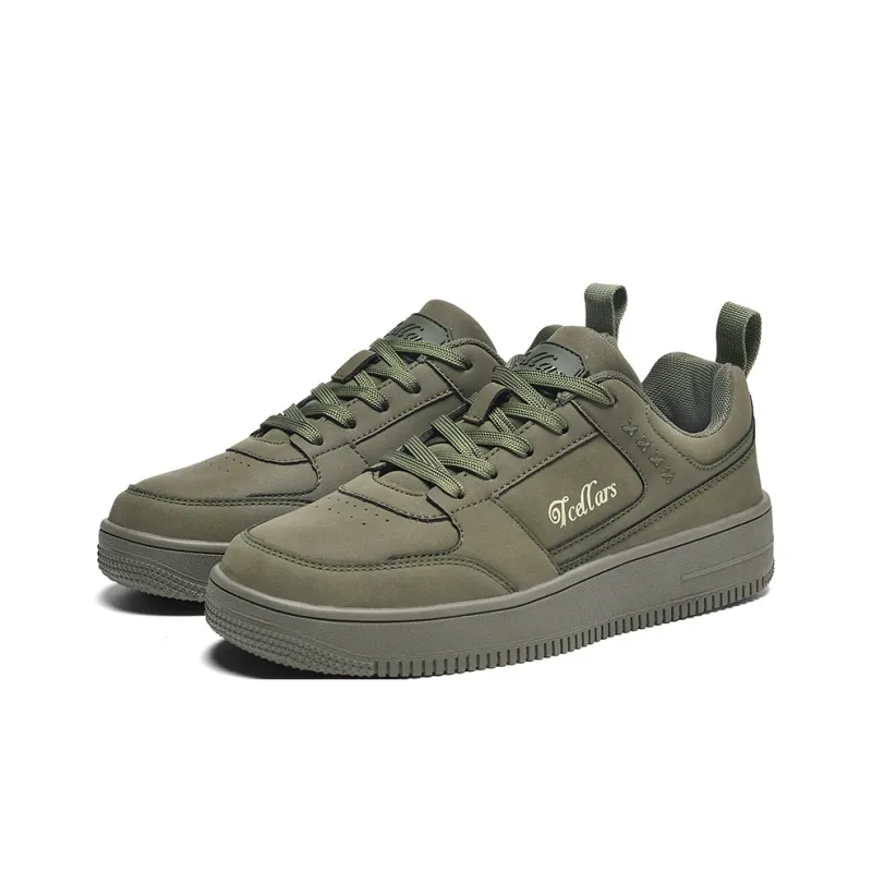 TCELLARS Skateboard Shoes Unisex Low Top White-21