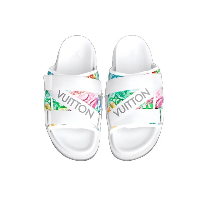 LOUIS VUITTON Honolulu Stylish Sandal Men's White-2