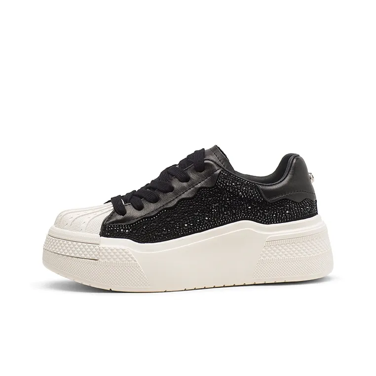 Coup De Foudre Height Increasing Slip Resistant Low Top Skateboard Shoes Women's-0