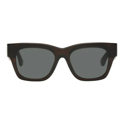 Burberry Acetate Square Sunglasses Men's Brown