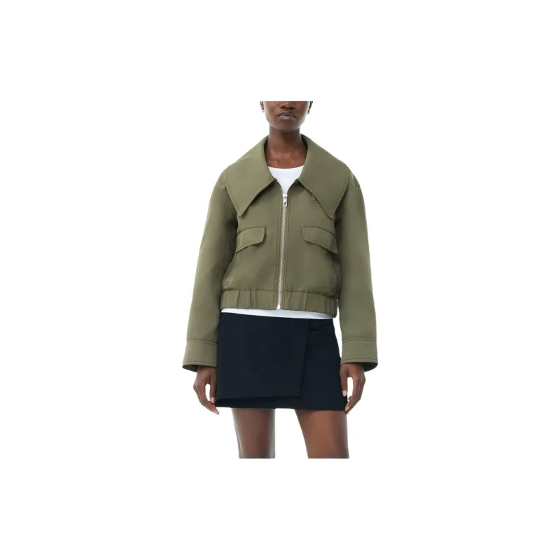 GANNI Oversized Collar Jacket-5