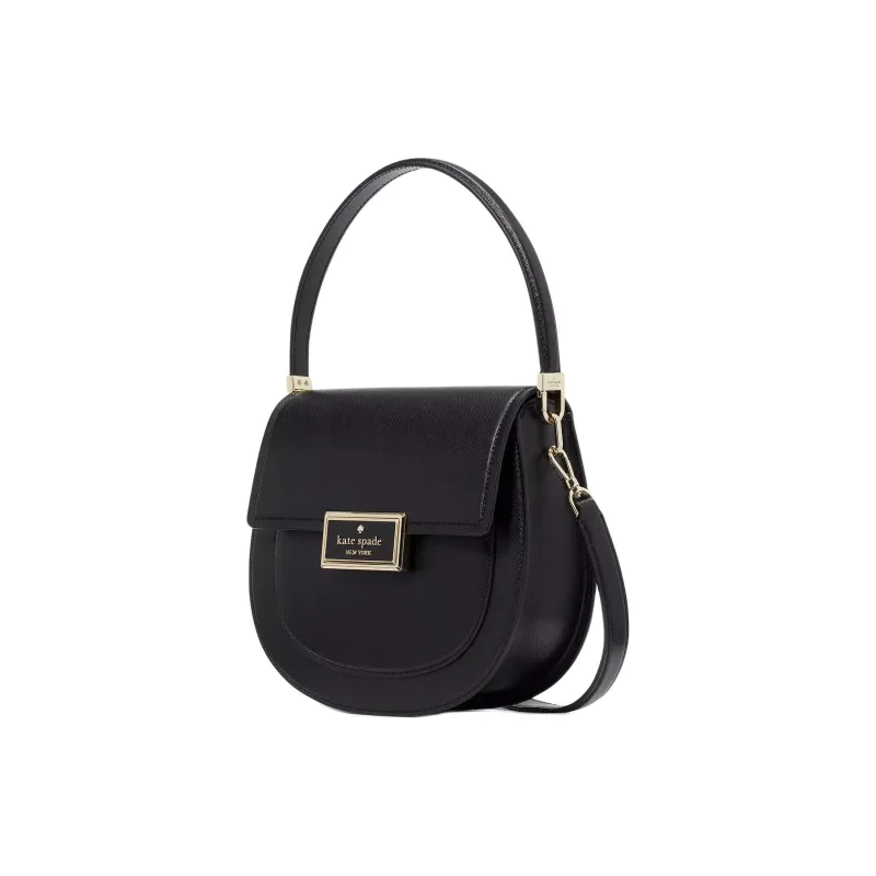 Kate Spade Saffiano Leather Shoulder Bag Crossbody Bag Handbag Regular Women's Black-1