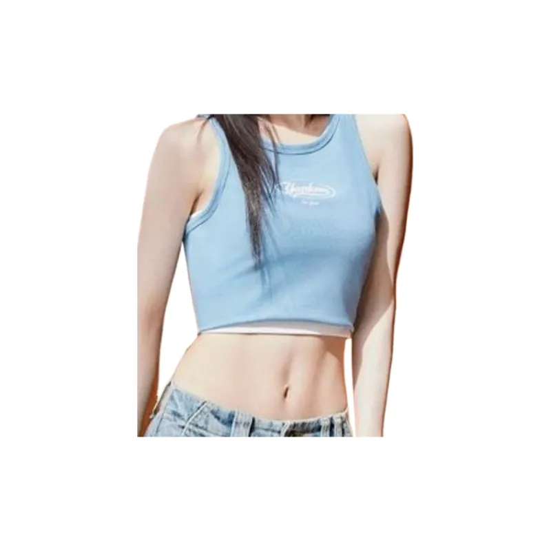 MLB New York Yankees Tank Top Women's Light Indigo-3