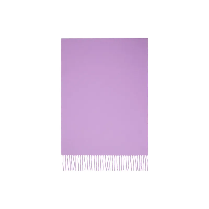 Acne Studios Wool Knit Scarves Women's Purple-1