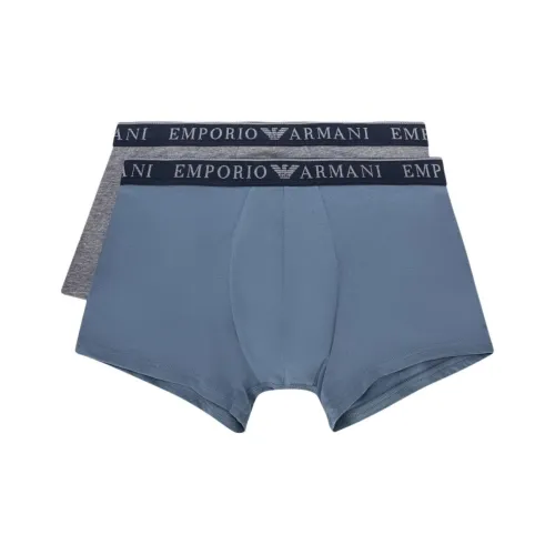 EMPORIO ARMANI FW24 triplepants Men's 2 Pack Blue+Gray