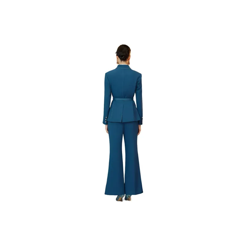 BBLLUUEE Business Suit Women's Sea Blue-2