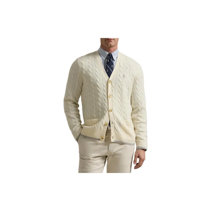 Polo Ralph Lauren FW24 Sweater Men's Cream-1