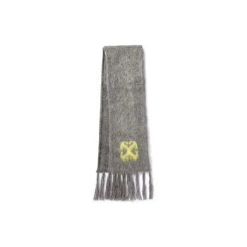 OFF WHITE Logo jacquard Scarf