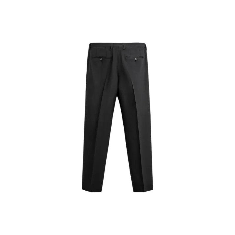 ZARA Suit Trousers Men Black-1