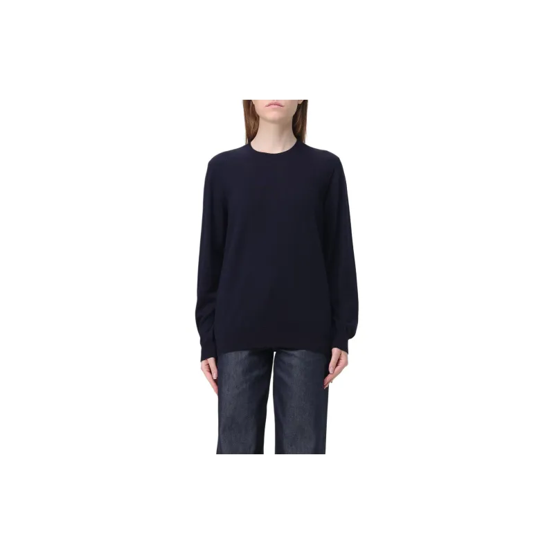 A.P.C Logo Embroidered Knit Jumper-1