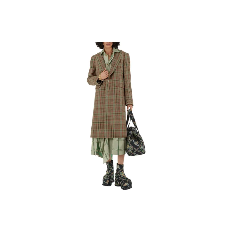 Vivienne Westwood Alien Check pattern Coat-1