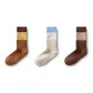 [Light Warm Style]Coffee Yellow Brown+Blue White Camel+Coffee Brown