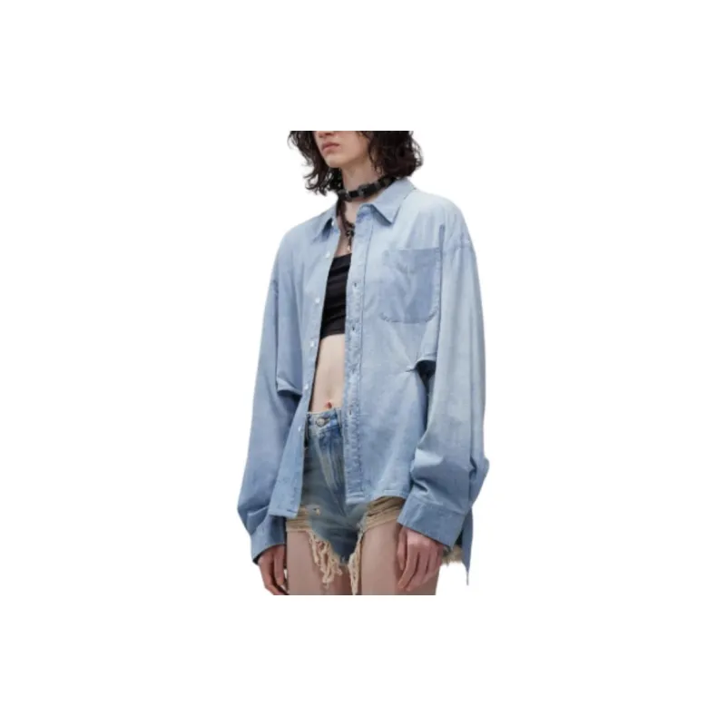R13 Shirts Women's Blue-3