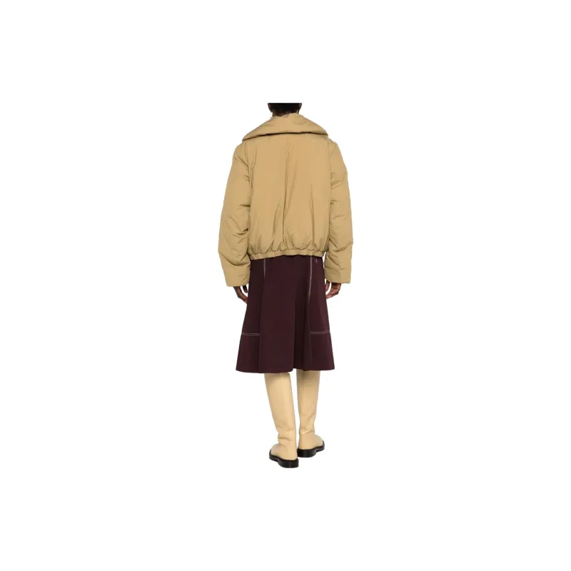 Lemaire Puffer Caban Jacket 'Ochre Khaki'-2