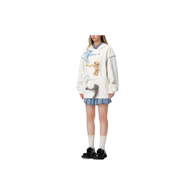 13 DEMARZO Sweatshirt Unisex White-2