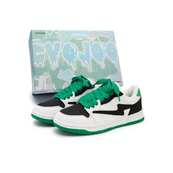 CVOJOO Low Top Skateboard Shoes Unisex Emerald