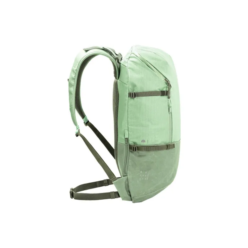 VAUDE Recycled Fabric Outdoor Hiking Bag Backpack Unisex Aloe Vera Color-4