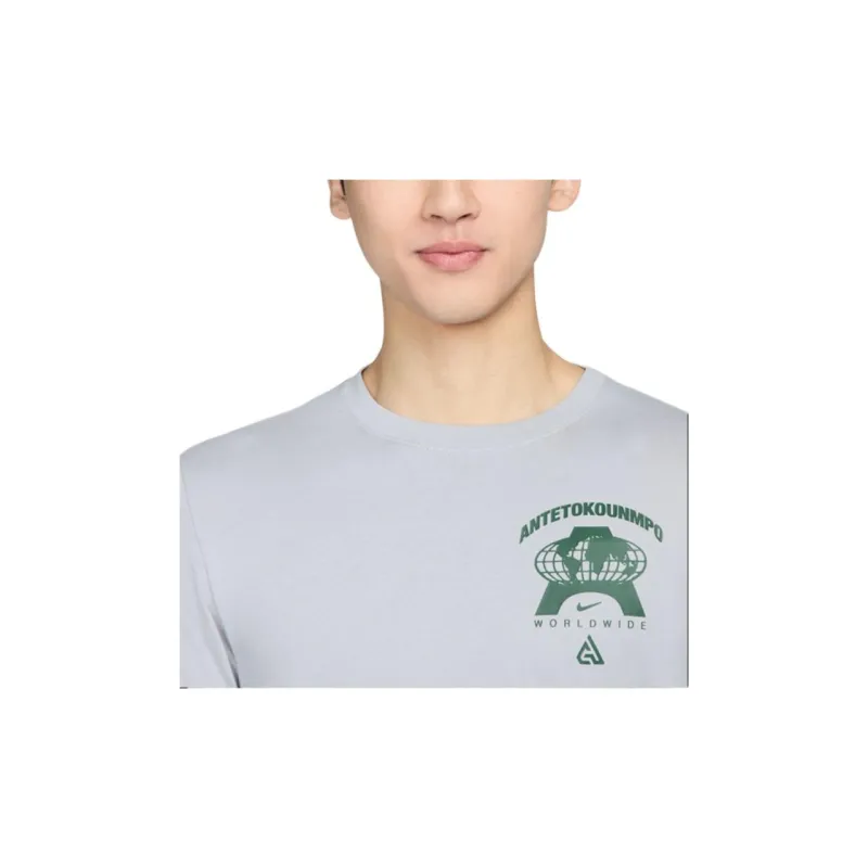 Nike Giannis T Shirt Men's Gray-5