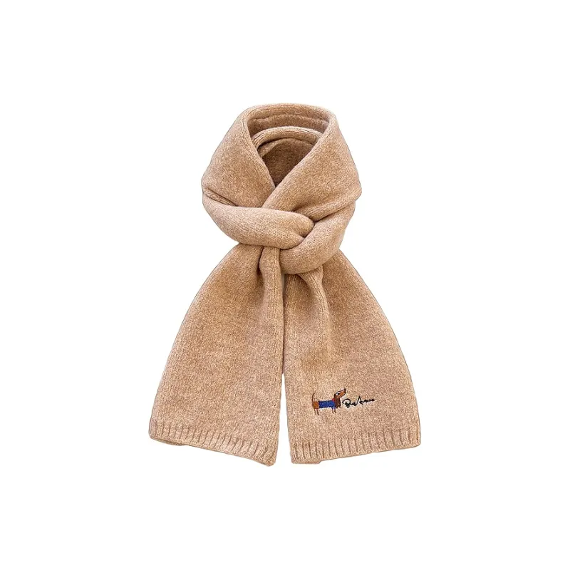 STUFFER Contains Wool Knit Scarves Unisex-3