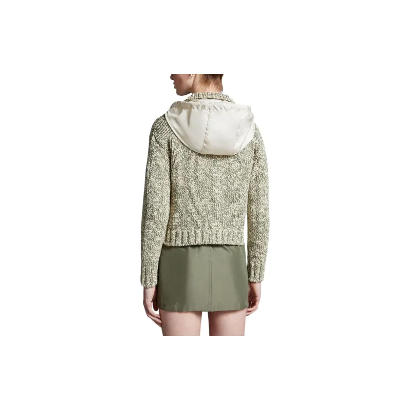 Moncler Hooded Cropped Cardigan-2