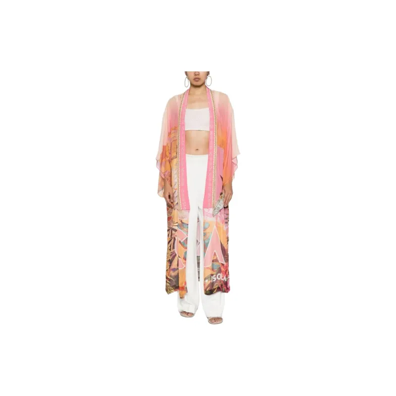Camilla Capri Me print Silk Chiffon Kimono-1